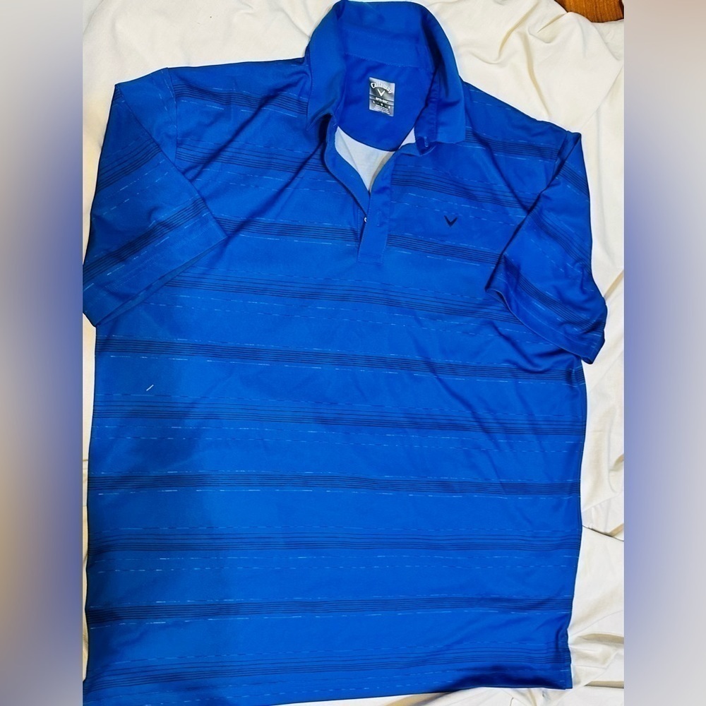 Callaway Opti Dri Men’s‎ Golf Polo Large Preppy Athleisure Active Sport Everyday
